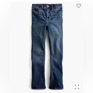 NWT J. Crew Curvy Billie Demi Boot Cut Jeans 32 Vista Wash
